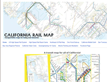 Tablet Screenshot of californiarailmap.com